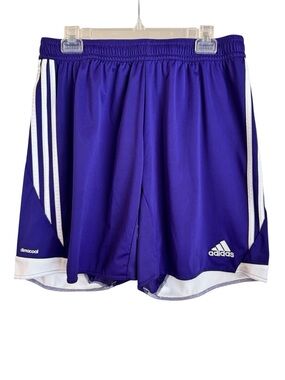 Adidas Climacool Purple Athletic Shorts Men’s XL 3-Stripe Gym Soccer Training
